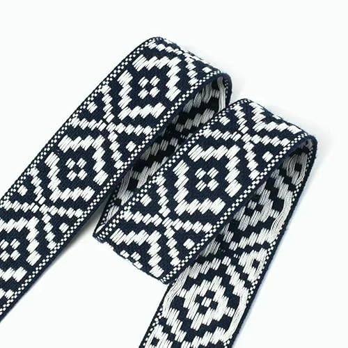 4,5 m, Polyester-Baumwoll-Jacquard-Gurtband, Nähen, Band, Kleidersack, Riemen, Schrägband, dekoratives Spitzenband, 30/38 mm 4,5 m, Polyester-Baumwoll-Jacquard-Gurtband, Nähen, Band, Kleidersack, Riemen, Schrägband, dekoratives Spitzenband, 30/38 mm von AUCBGJQCPM