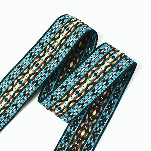 4,5 m, Polyester-Baumwoll-Jacquard-Gurtband, Nähen, Band, Kleidersack, Riemen, Schrägband, dekoratives Spitzenband, 30/38 mm 4,5 m, Polyester-Baumwoll-Jacquard-Gurtband, Nähen, Band, Kleidersack, Riemen, Schrägband, dekoratives Spitzenband, 30/38 mm von AUCBGJQCPM