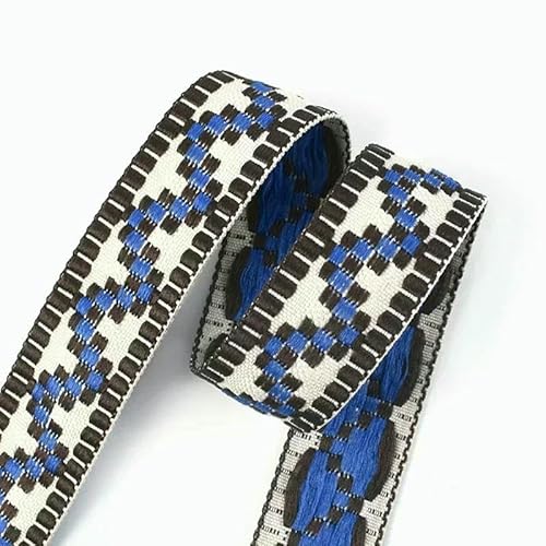 4,5 m, Polyester-Baumwoll-Jacquard-Gurtband, Nähen, Band, Kleidersack, Riemen, Schrägband, dekoratives Spitzenband, 30/38 mm 4,5 m, Polyester-Baumwoll-Jacquard-Gurtband, Nähen, Band, Kleidersack, Riemen, Schrägband, dekoratives Spitzenband, 30/38 mm von AUCBGJQCPM
