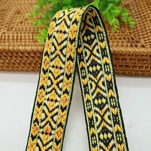 4,5 m, Polyester-Baumwoll-Jacquard-Gurtband, Nähen, Band, Kleidersack, Riemen, Schrägband, dekoratives Spitzenband, 30/38 mm 4,5 m, Polyester-Baumwoll-Jacquard-Gurtband, Nähen, Band, Kleidersack, Riemen, Schrägband, dekoratives Spitzenband, 30/38 mm von AUCBGJQCPM