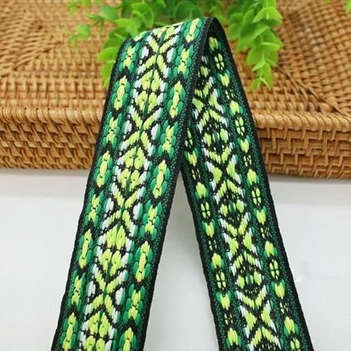 4,5 m, Polyester-Baumwoll-Jacquard-Gurtband, Nähen, Band, Kleidersack, Riemen, Schrägband, dekoratives Spitzenband, 30/38 mm 4,5 m, Polyester-Baumwoll-Jacquard-Gurtband, Nähen, Band, Kleidersack, Riemen, Schrägband, dekoratives Spitzenband, 30/38 mm von AUCBGJQCPM
