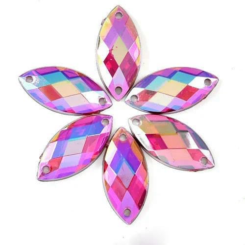 Acryl-Strasssteine mit Pferdeaugen-Glitzer, zum Aufnähen, Großpackung zum Nähen, Nähzubehör Acryl-Strasssteine mit Pferdeaugen-Glitzer, zum Aufnähen, Großpackung zum Nähen, Nähzubehör von AUCBGJQCPM