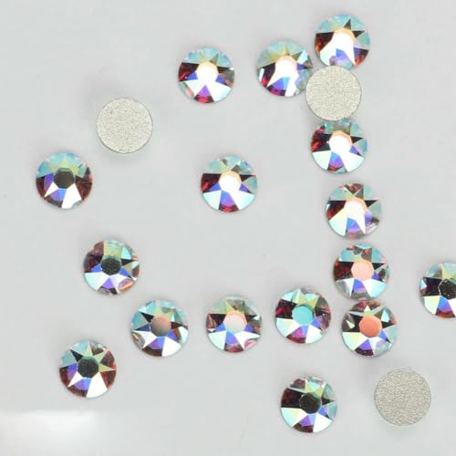 Crystal Shimmer AB Dazzling Fix NonFixCrystal Galvanik-Strasssteine für Schuhe, Taschen, Kleidung von AUCBGJQCPM