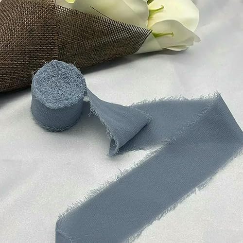 Dekorative Bänder zum Nähen von Rosen, Spitzenband, Chiffon, Seidenband, Hochzeit, Spitze, Blumenstrauß, Wickeldekoration Dekorative Bänder zum Nähen von Rosen, Spitzenband, Chiffon, Seidenband, Hochzeit, Spitze, Blumenstrauß, Wickeldekoration von AUCBGJQCPM