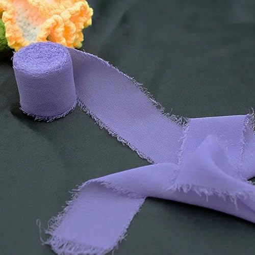 Dekorative Bänder zum Nähen von Rosen, Spitzenband, Chiffon, Seidenband, Hochzeit, Spitze, Blumenstrauß, Wickeldekoration Dekorative Bänder zum Nähen von Rosen, Spitzenband, Chiffon, Seidenband, Hochzeit, Spitze, Blumenstrauß, Wickeldekoration von AUCBGJQCPM