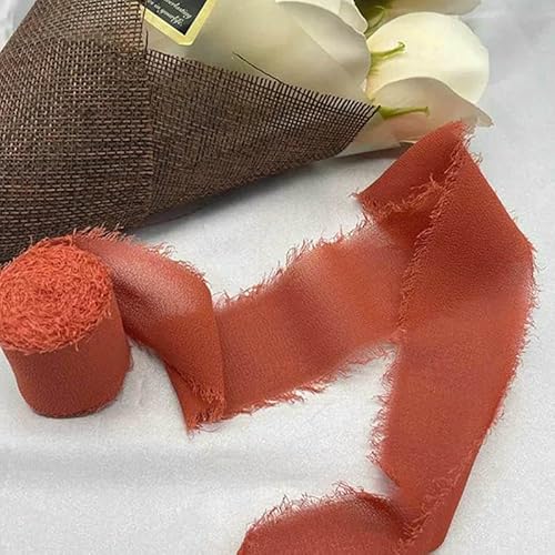 Dekorative Bänder zum Nähen von Rosen, Spitzenband, Chiffon, Seidenband, Hochzeit, Spitze, Blumenstrauß, Wickeldekoration Dekorative Bänder zum Nähen von Rosen, Spitzenband, Chiffon, Seidenband, Hochzeit, Spitze, Blumenstrauß, Wickeldekoration von AUCBGJQCPM