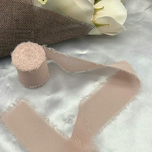 Dekorative Bänder zum Nähen von Rosen, Spitzenband, Chiffon, Seidenband, Hochzeit, Spitze, Blumenstrauß, Wickeldekoration Dekorative Bänder zum Nähen von Rosen, Spitzenband, Chiffon, Seidenband, Hochzeit, Spitze, Blumenstrauß, Wickeldekoration von AUCBGJQCPM