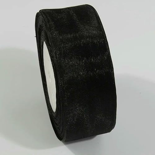 Durchsichtiges Chiffonband, Organza-Satinbänder für Geschenkverpackungen, Dekoration, Hochzeitssträuße, Party-Kranz, Spitzenstoff, 9,1 m Durchsichtiges Chiffonband, Organza-Satinbänder für Geschenkverpackungen, Dekoration, Hochzeitssträuße, Party-Kranz, Spitzenstoff, 9,1 m von AUCBGJQCPM