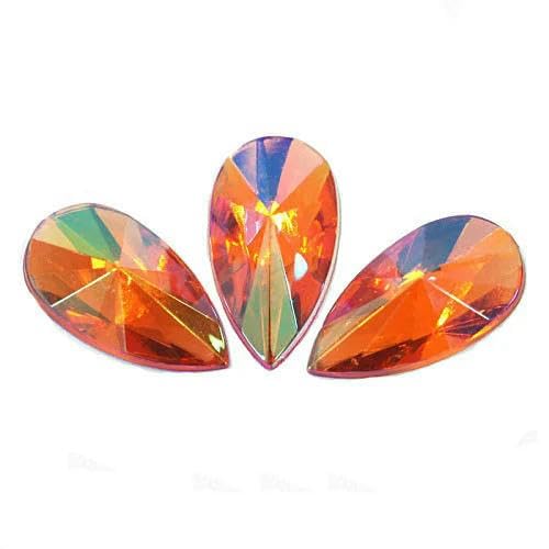 F0164 Tropfenförmige Acryl-Strasssteine auf der Rückseite, spitz, Tropfenform, Acryl, Nail Art, Nagelkunst, Dekoration, F0164 von AUCBGJQCPM