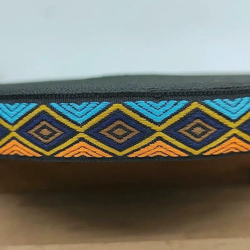 Jacquard-Polyester-Gurtband, Tasche, Schultergurt, Gürtel, Dekorband, Schrägband, Spitze, Kleidung, Nähzubehör, 4,5 m, 20 mm Jacquard-Polyester-Gurtband, Tasche, Schultergurt, Gürtel, Dekorband, Schrägband, Spitze, Kleidung, Nähzubehör, 4,5 m, 20 mm von AUCBGJQCPM