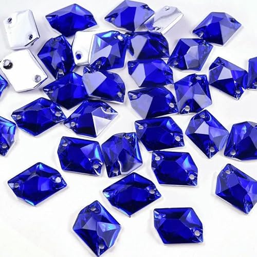 Kunstharz-Strasssteine zum Aufnähen, 16 x 20 mm, 50 Stück, CosmicCrystal AB mit 2 Löchern, Strass für Kleidungsstücke Kunstharz-Strasssteine zum Aufnähen, 16 x 20 mm, 50 Stück, CosmicCrystal AB mit 2 Löchern, Strass für Kleidungsstücke von AUCBGJQCPM