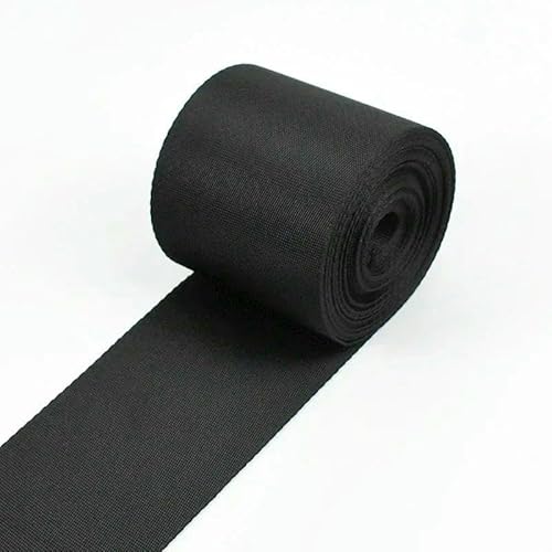 Nylon-Gurtband, 5 m, 10–100 mm, schwarz, für Taschen, Rucksack, Haustierhalsband, Gürtel, Band, DIY, Schrägband, Nähzubehör Nylon-Gurtband, 5 m, 10–100 mm, schwarz, für Taschen, Rucksack, Haustierhalsband, Gürtel, Band, DIY, Schrägband, Nähzubehör von AUCBGJQCPM