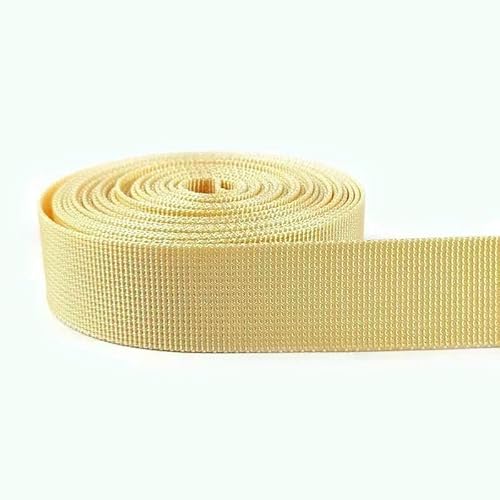 Nylon-Gurtband, 5 m, 20–38 mm, Armeegrün, Nähmaterial, Sicherheitsgurt, Rucksack, Taschen, Schnallen, Bekleidungszubehör von AUCBGJQCPM