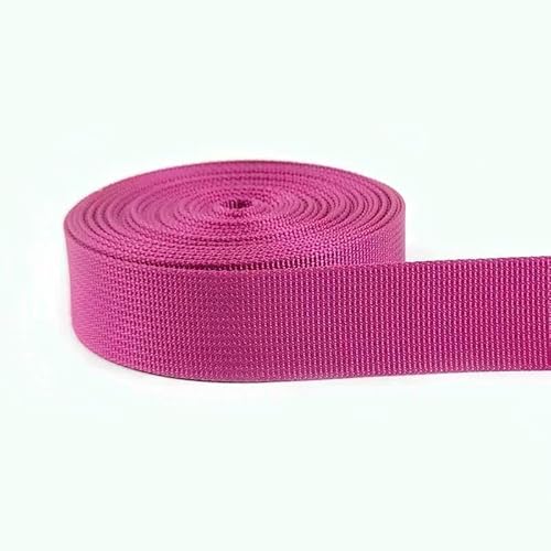 Nylon-Gurtband, 5 m, 20–38 mm, Armeegrün, Nähmaterial, Sicherheitsgurt, Rucksack, Taschen, Schnallen, Bekleidungszubehör von AUCBGJQCPM