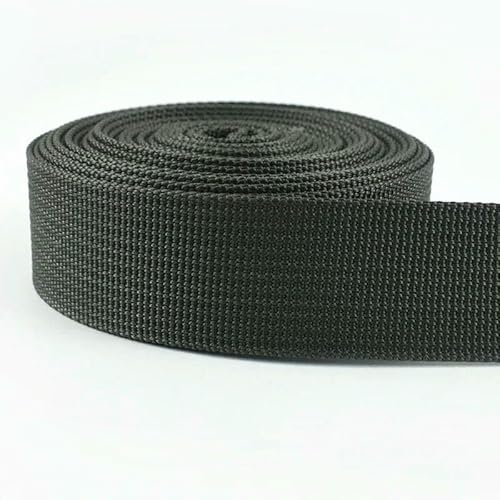 Nylon-Gurtband, 5 m, 20–38 mm, Armeegrün, Nähmaterial, Sicherheitsgurt, Rucksack, Taschen, Schnallen, Bekleidungszubehör Nylon-Gurtband, 5 m, 20–38 mm, Armeegrün, Nähmaterial, Sicherheitsgurt, Rucksack, Taschen, Schnallen, Bekleidungszubehör von AUCBGJQCPM