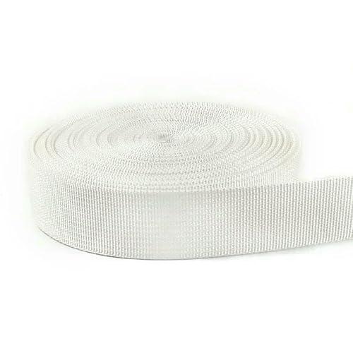 Nylon-Gurtband, 5 m, 20–38 mm, Armeegrün, Nähmaterial, Sicherheitsgurt, Rucksack, Taschen, Schnallen, Bekleidungszubehör von AUCBGJQCPM