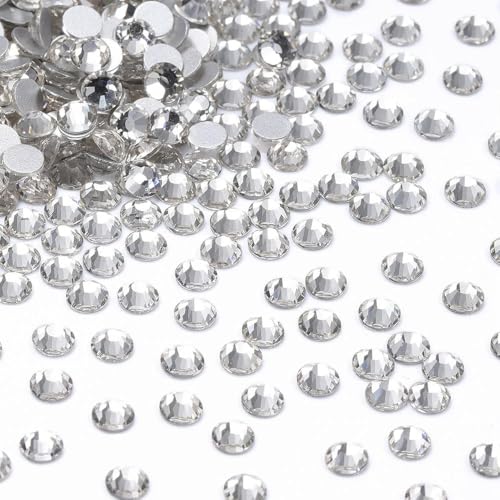 SS03-SS50 Strasssteine für die Rückseite, Dekoration, DIY, Glitzer, Kristall, runde Steine für 3D-Nagelkunst-Zubehör SS03-SS50 Strasssteine für die Rückseite, Dekoration, DIY, Glitzer, Kristall, runde Steine für 3D-Nagelkunst-Zubehör von AUCBGJQCPM
