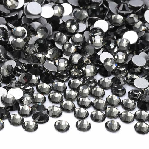 SS03-SS50 Strasssteine für die Rückseite, Dekoration, DIY, Glitzer, Kristall, runde Steine für 3D-Nagelkunst-Zubehör von AUCBGJQCPM