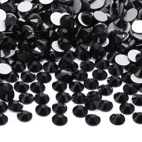 SS03-SS50 Strasssteine für die Rückseite, Dekoration, DIY, Glitzer, Kristall, runde Steine für 3D-Nagelkunst-Zubehör von AUCBGJQCPM