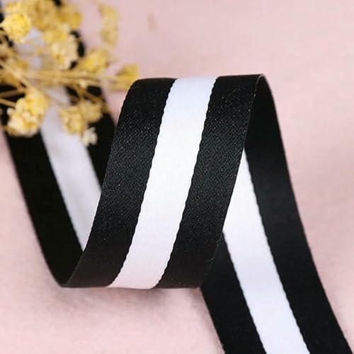 Schrägband, 1 m breit, 10 mm - 40 mm, schwarz-weiße Streifen, für Handarbeit, Schleife, Material, Geschenkverpackung, Nähstoff, Zubehör, Schrägband, Ruban Schrägband, 1 m breit, 10 mm - 40 mm, schwarz-weiße Streifen, für Handarbeit, Schleife, Material, Geschenkverpackung, Nähstoff, Zubehör, Schrägband, Ruban von AUCBGJQCPM