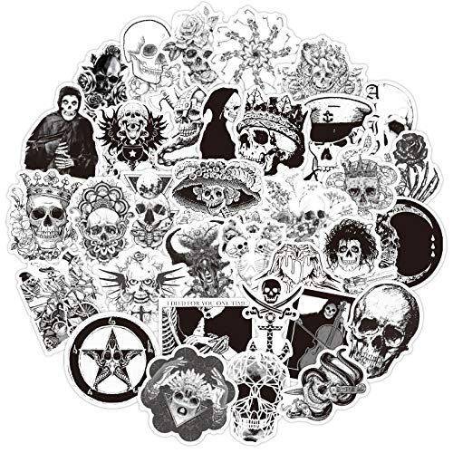 100 Stück Fashion Schwarz Weiß Aufkleber Pack Gothic Sticker Set wasserdichte Vinyl Sticker für Laptop Kinder Autos Motorrad Fahrrad Skateboard Gepäck Koffer Computer Aufkleber Graffiti Decal 100 Stück Fashion Schwarz Weiß Aufkleber Pack Gothic Sticker Set wasserdichte Vinyl Sticker für Laptop Kinder Autos Motorrad Fahrrad Skateboard Gepäck Koffer Computer Aufkleber Graffiti Decal von AUCEKO
