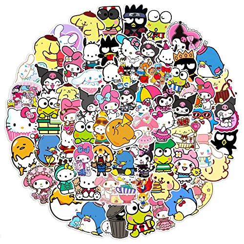 100 Stück Süße Sanrio Aufkleber Pack Anime My Melody Kuromi Sticker Set Wasserdichte Vinyl Sticker für Laptop Kinder Autos Motorrad Fahrrad Skateboard Gepäck Koffer Computer Aufkleber Graffiti Decal 100 Stück Süße Sanrio Aufkleber Pack Anime My Melody Kuromi Sticker Set Wasserdichte Vinyl Sticker für Laptop Kinder Autos Motorrad Fahrrad Skateboard Gepäck Koffer Computer Aufkleber Graffiti Decal von AUCEKO