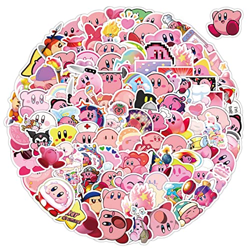 AUCEKO 100 Stück Aufkleber Pack Kirby Games Sticker Set wasserdichte Vinyl Sticker für Laptop Kinder Autos Motorrad Fahrrad Skateboard Gepäck Koffer Computer Cartoon Aufkleber Graffiti Decal AUCEKO 100 Stück Aufkleber Pack Kirby Games Sticker Set wasserdichte Vinyl Sticker für Laptop Kinder Autos Motorrad Fahrrad Skateboard Gepäck Koffer Computer Cartoon Aufkleber Graffiti Decal von AUCEKO