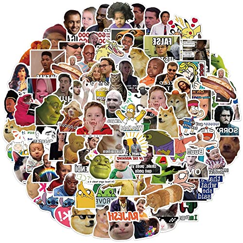 AUCEKO 100 Stück Meme Aufkleber Pack Anime Meme Sticker Set wasserdichte Vinyl Sticker für Laptop Kinder Autos Motorrad Fahrrad Skateboard Gepäck Koffer Computer Aufkleber Graffiti Decal AUCEKO 100 Stück Meme Aufkleber Pack Anime Meme Sticker Set wasserdichte Vinyl Sticker für Laptop Kinder Autos Motorrad Fahrrad Skateboard Gepäck Koffer Computer Aufkleber Graffiti Decal von AUCEKO