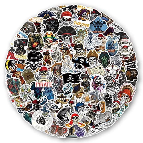 AUCEKO 100 Stück Piraten Aufkleber Pack Pirates Sticker Set wasserdichte Vinyl Sticker für Laptop Kinder Autos Motorrad Fahrrad Skateboard Gepäck Koffer Computer Aufkleber Graffiti Decal AUCEKO 100 Stück Piraten Aufkleber Pack Pirates Sticker Set wasserdichte Vinyl Sticker für Laptop Kinder Autos Motorrad Fahrrad Skateboard Gepäck Koffer Computer Aufkleber Graffiti Decal von AUCEKO