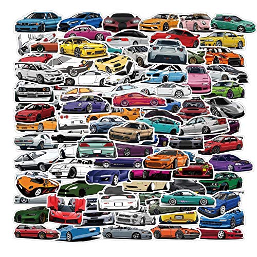 AUCEKO 100 Stück Rennwagen Aufkleber Pack Roadster Sticker Set wasserdichte Vinyl Sticker für Laptop Kinder Autos Motorrad Fahrrad Skateboard Gepäck Koffer Computer Aufkleber Graffiti Decal AUCEKO 100 Stück Rennwagen Aufkleber Pack Roadster Sticker Set wasserdichte Vinyl Sticker für Laptop Kinder Autos Motorrad Fahrrad Skateboard Gepäck Koffer Computer Aufkleber Graffiti Decal von AUCEKO