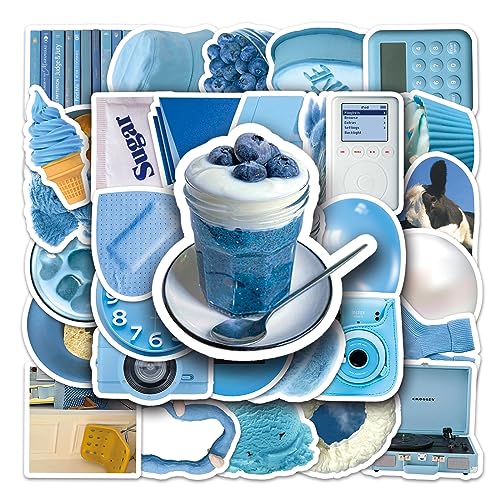 AUCEKO 50 Stück Blau Aufkleber Pack Cartoon Sticker Set wasserdichte Vinyl Sticker für Laptop Kinder Autos Motorrad Fahrrad Skateboard Gepäck Koffer Computer Aufkleber Graffiti Decal AUCEKO 50 Stück Blau Aufkleber Pack Cartoon Sticker Set wasserdichte Vinyl Sticker für Laptop Kinder Autos Motorrad Fahrrad Skateboard Gepäck Koffer Computer Aufkleber Graffiti Decal von AUCEKO