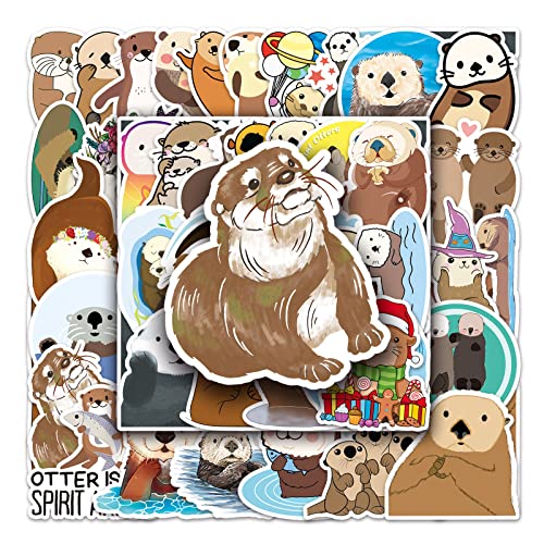 AUCEKO 50 Stück Eurasian River Otter Aufkleber Pack Otter Sticker Set wasserdichte Vinyl Sticker für Laptop Kinder Autos Motorrad Fahrrad Skateboard Gepäck Koffer Computer Aufkleber Graffiti Decal AUCEKO 50 Stück Eurasian River Otter Aufkleber Pack Otter Sticker Set wasserdichte Vinyl Sticker für Laptop Kinder Autos Motorrad Fahrrad Skateboard Gepäck Koffer Computer Aufkleber Graffiti Decal von AUCEKO