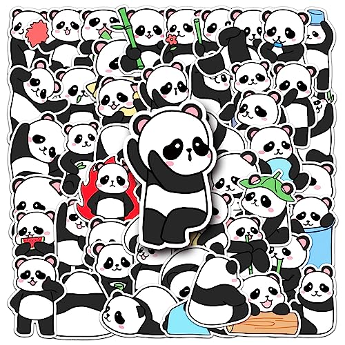 AUCEKO 50 Stück Panda Aufkleber Pack Panda Sticker Set wasserdichte Vinyl Sticker für Laptop Kinder Autos Motorrad Fahrrad Skateboard Gepäck Koffer Computer Aufkleber Graffiti Decal AUCEKO 50 Stück Panda Aufkleber Pack Panda Sticker Set wasserdichte Vinyl Sticker für Laptop Kinder Autos Motorrad Fahrrad Skateboard Gepäck Koffer Computer Aufkleber Graffiti Decal von AUCEKO