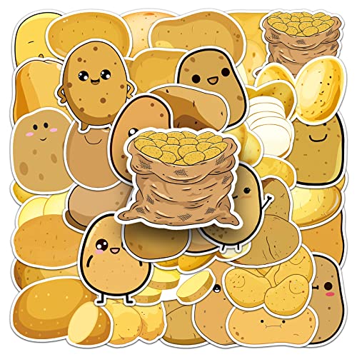 AUCEKO 50 Stück Potatoes Aufkleber Pack Kartoffeln Sticker Set wasserdichte Vinyl Sticker für Laptop Kinder Autos Motorrad Fahrrad Skateboard Gepäck Koffer Computer Aufkleber Graffiti Decal AUCEKO 50 Stück Potatoes Aufkleber Pack Kartoffeln Sticker Set wasserdichte Vinyl Sticker für Laptop Kinder Autos Motorrad Fahrrad Skateboard Gepäck Koffer Computer Aufkleber Graffiti Decal von AUCEKO