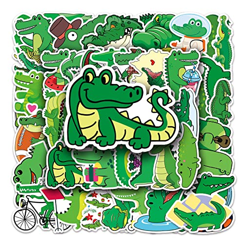 AUCEKO 50 Stück Tiere Krokodil Aufkleber Pack Crocodile Sticker Set wasserdichte Vinyl Sticker für Laptop Kinder Autos Motorrad Fahrrad Skateboard Gepäck Koffer Computer Aufkleber Graffiti Decal AUCEKO 50 Stück Tiere Krokodil Aufkleber Pack Crocodile Sticker Set wasserdichte Vinyl Sticker für Laptop Kinder Autos Motorrad Fahrrad Skateboard Gepäck Koffer Computer Aufkleber Graffiti Decal von AUCEKO