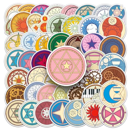 AUCEKO 50 Stück Zauberstab Aufkleber Pack Magic Sticker Set wasserdichte Vinyl Sticker für Laptop Kinder Autos Motorrad Fahrrad Skateboard Gepäck Koffer Computer Aufkleber Graffiti Decal AUCEKO 50 Stück Zauberstab Aufkleber Pack Magic Sticker Set wasserdichte Vinyl Sticker für Laptop Kinder Autos Motorrad Fahrrad Skateboard Gepäck Koffer Computer Aufkleber Graffiti Decal von AUCEKO