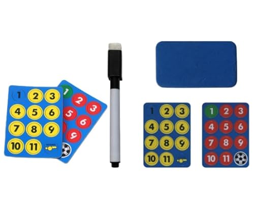 2 Sets taktische Schachmarker, magnetisches Schachmarker, praktisches magnetisches Zubehör, tragbares magnetisches Fußballbrett-Zubehör, mit löschbarem Stift und Radiergummi 2 Sets taktische Schachmarker, magnetisches Schachmarker, praktisches magnetisches Zubehör, tragbares magnetisches Fußballbrett-Zubehör, mit löschbarem Stift und Radiergummi von AUDIRS