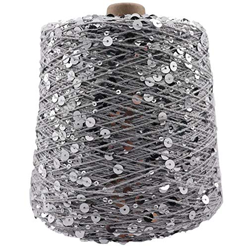 Baumwollgarn Für 50G / Ball / 140M Baumwollgarn 6 / 3Mm Spezielles Paillettengarn Bekleidungszubehör Puppenstrickgarn-02_4 Stück Baumwollgarn Für 50G / Ball / 140M Baumwollgarn 6 / 3Mm Spezielles Paillettengarn Bekleidungszubehör Puppenstrickgarn-02_4 Stück von AUFWH
