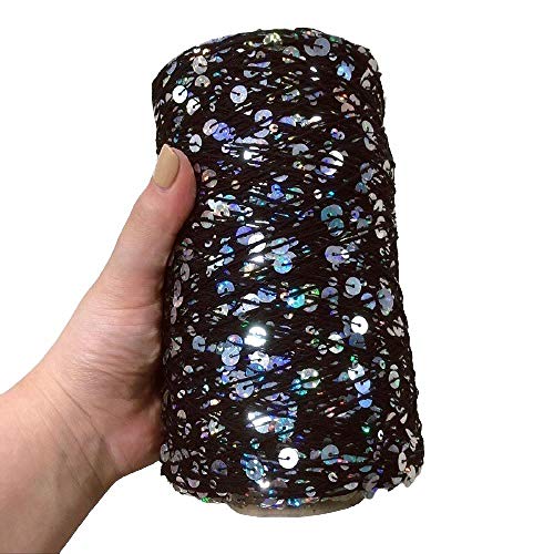 AUFWH Baumwollgarn Für Häkeln 50G / Ball / 140M Baumwollgarn 6 / 3Mm Spezielles Paillettengarn Bekleidungszubehör Puppenstrickgarn-01 (4 Stück) AUFWH Baumwollgarn Für Häkeln 50G / Ball / 140M Baumwollgarn 6 / 3Mm Spezielles Paillettengarn Bekleidungszubehör Puppenstrickgarn-01 (4 Stück) von AUFWH