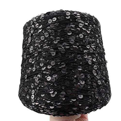 AUFWH Baumwollgarn 50g/140m Pailletten 6/3mm Spezielles Garn für Häkeln und Stricken - 07_4 Stück AUFWH Baumwollgarn 50g/140m Pailletten 6/3mm Spezielles Garn für Häkeln und Stricken - 07_4 Stück von AUFWH