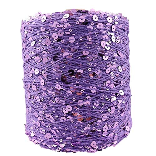 Handstrickgarne 50G / Ball / 140M Baumwollgarn 6 / 3Mm Spezielles Paillettengarn Bekleidungszubehör Puppenstrickgarn-05_2 Stücke von AUFWH