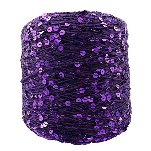 Handstrickgarne 50G / Ball / 140M Baumwollgarn 6 / 3Mm Spezielles Paillettengarn Bekleidungszubehör Puppenstrickgarn-06_4 Stück Handstrickgarne 50G / Ball / 140M Baumwollgarn 6 / 3Mm Spezielles Paillettengarn Bekleidungszubehör Puppenstrickgarn-06_4 Stück von AUFWH