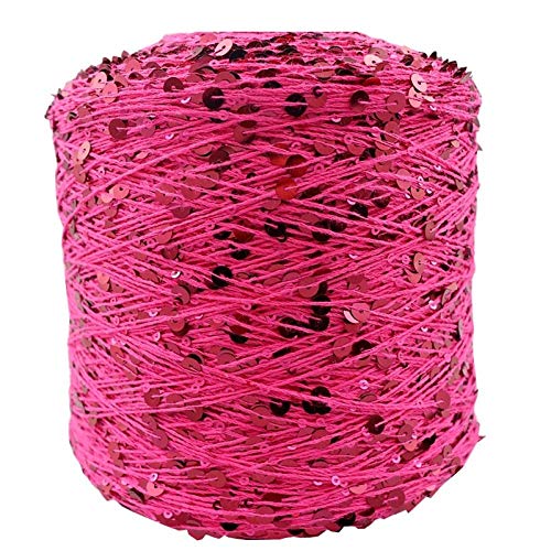 Handstrickgarne 50G / Ball / 140M Baumwollgarn 6 / 3Mm Spezielles Paillettengarn Bekleidungszubehör Puppenstrickgarn-15_4 Stück Handstrickgarne 50G / Ball / 140M Baumwollgarn 6 / 3Mm Spezielles Paillettengarn Bekleidungszubehör Puppenstrickgarn-15_4 Stück von AUFWH
