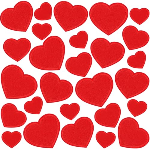 Aufnäher zum Aufbügeln, Motiv: rote Herzen, zum Aufbügeln, Valentinstag, Kleidung, bunt, glänzend, rotes Herz, zum Aufnähen, für Kleidung, Jacken, Jeans, Hosen, Kleider, Rucksäcke, Hüte, Dekoration, Aufnäher zum Aufbügeln, Motiv: rote Herzen, zum Aufbügeln, Valentinstag, Kleidung, bunt, glänzend, rotes Herz, zum Aufnähen, für Kleidung, Jacken, Jeans, Hosen, Kleider, Rucksäcke, Hüte, Dekoration, von AUGSUN