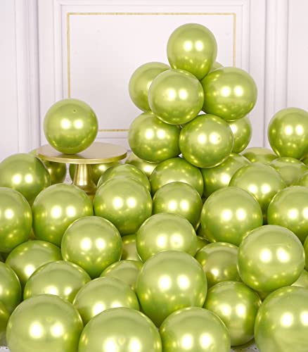 AULE Kleine Luftballons Limettengrün Metallic: 50 Stück 5 Zoll Luftballon Klein Hell Grün Helium Ballons Latex Ballon für Geburtstag Babyparty Dschungel Dinosaurier Deko AULE Kleine Luftballons Limettengrün Metallic: 50 Stück 5 Zoll Luftballon Klein Hell Grün Helium Ballons Latex Ballon für Geburtstag Babyparty Dschungel Dinosaurier Deko von AULE