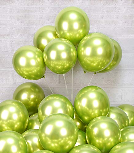AULE Luftballons Grün Metallic Helium: 50 Stück 12 Zoll Luftballon Hell Grün Ballons Limettengrün Latex Geburtstagsdeko für Geburtstag Babyparty Dschungel Dinosaurier Deko AULE Luftballons Grün Metallic Helium: 50 Stück 12 Zoll Luftballon Hell Grün Ballons Limettengrün Latex Geburtstagsdeko für Geburtstag Babyparty Dschungel Dinosaurier Deko von AULE
