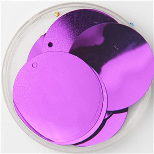 Flache, runde Paillette, 10 g Pailletten, 30 mm, 40 mm, 50 mm, Pailletten for Basteln, große, runde Pailletten, Paillette mit 1 seitlichem Loch, manuelles Nähzubehör for Selbermachen (Farbe: Rot)(Prup Flache, runde Paillette, 10 g Pailletten, 30 mm, 40 mm, 50 mm, Pailletten for Basteln, große, runde Pailletten, Paillette mit 1 seitlichem Loch, manuelles Nähzubehör for Selbermachen (Farbe: Rot)(Prup von AUNANGLJSCS