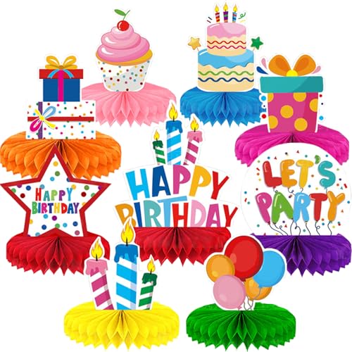 AUNGKWANG 9 Stück Wabenbälle Tischdeko, Geburtstag Bienenwaben Tischdeko, Bunte Wabe Ornament Geburtstag, Kindergeburtstage Party Tischdeko, Bienenwabe Mittelstücke Geburtstag für Jungen Mädchen AUNGKWANG 9 Stück Wabenbälle Tischdeko, Geburtstag Bienenwaben Tischdeko, Bunte Wabe Ornament Geburtstag, Kindergeburtstage Party Tischdeko, Bienenwabe Mittelstücke Geburtstag für Jungen Mädchen von AUNGKWANG