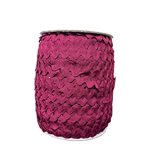AUNHIRU Rick Rack Trim Mehrzweck-Deko-Bordüre zum Basteln und Nähen von Kleidung, DIY-Karten, Geschenkverpackungen, 9,1 m (Azaled) von AUNHIRU