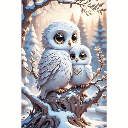AUNHOKE Diamond Painting Bilder Erwachsene Kinder,Eule Diamant Malerei Kits,Rund Full Drill Diamond Painting, Diamant Bilder Cross Stickerei Malerei Kits,für Wohnzimmer,Schlafzimmer, Wand Dekoration AUNHOKE Diamond Painting Bilder Erwachsene Kinder,Eule Diamant Malerei Kits,Rund Full Drill Diamond Painting, Diamant Bilder Cross Stickerei Malerei Kits,für Wohnzimmer,Schlafzimmer, Wand Dekoration von AUNHOKE